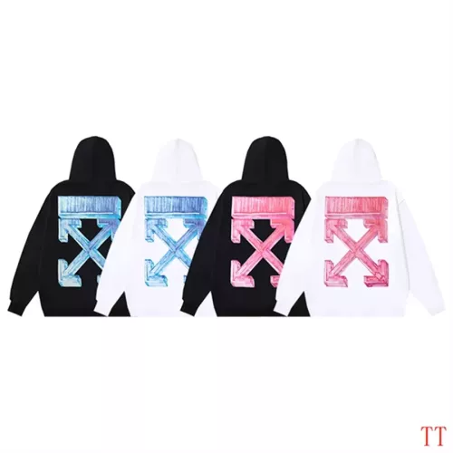 Replica Off-White Hoodies Long Sleeved For Unisex #1361095 $48.00 USD for Wholesale