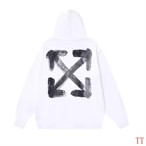 Off-White Hoodies Long Sleeved For Unisex #1361100 $48.00 USD, Wholesale Replica Off-White Hoodies