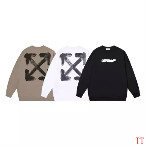 Replica Off-White Hoodies Long Sleeved For Unisex #1361103 $45.00 USD for Wholesale