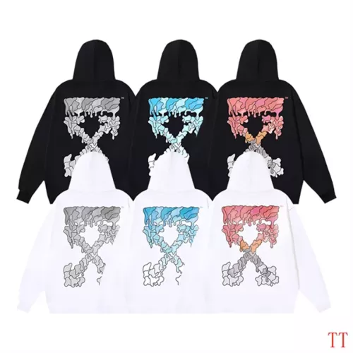 Replica Off-White Hoodies Long Sleeved For Unisex #1361112 $48.00 USD for Wholesale