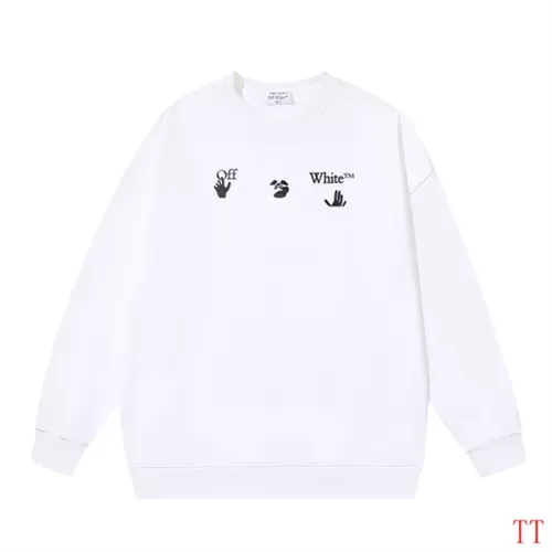 Replica Off-White Hoodies Long Sleeved For Unisex #1361116 $45.00 USD for Wholesale