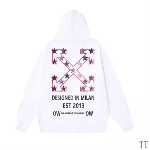 Off-White Hoodies Long Sleeved For Unisex #1361127 $48.00 USD, Wholesale Replica Off-White Hoodies