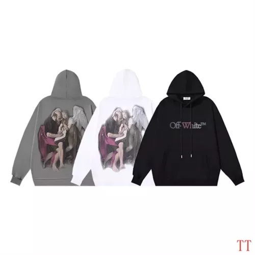 Replica Off-White Hoodies Long Sleeved For Unisex #1361130 $52.00 USD for Wholesale