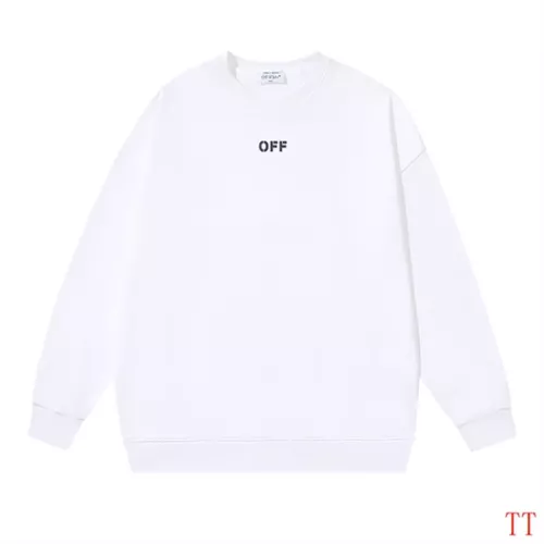 Replica Off-White Hoodies Long Sleeved For Unisex #1361133 $45.00 USD for Wholesale