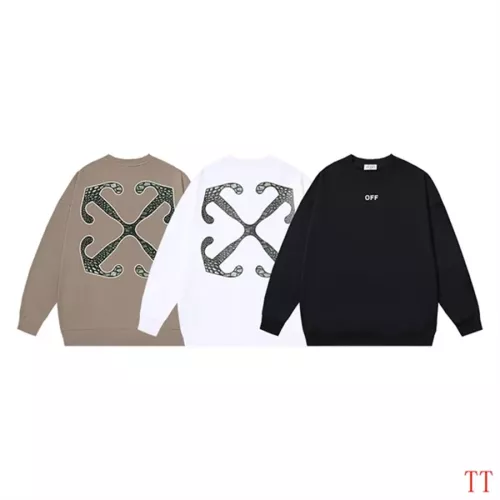 Replica Off-White Hoodies Long Sleeved For Unisex #1361133 $45.00 USD for Wholesale