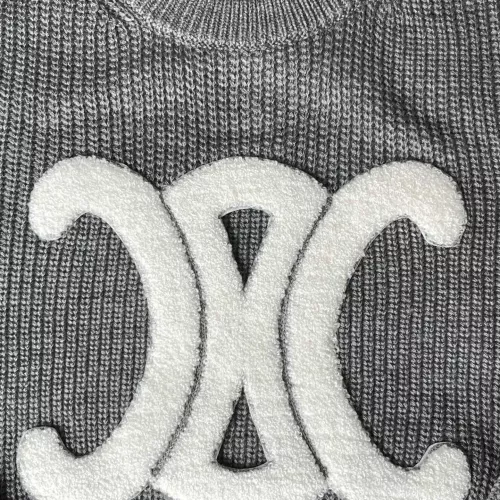 Replica Celine Sweaters Long Sleeved For Unisex #1361188 $85.00 USD for Wholesale