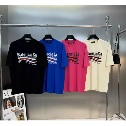 Replica Balenciaga T-Shirts Short Sleeved For Unisex #1361236 $68.00 USD for Wholesale