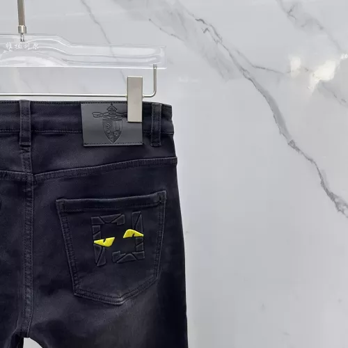 Replica Fendi Jeans For Men #1361371 $92.00 USD for Wholesale