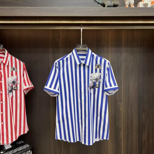 Replica Dolce & Gabbana D&G Shirts Short Sleeved For Men #1361378 $88.00 USD for Wholesale
