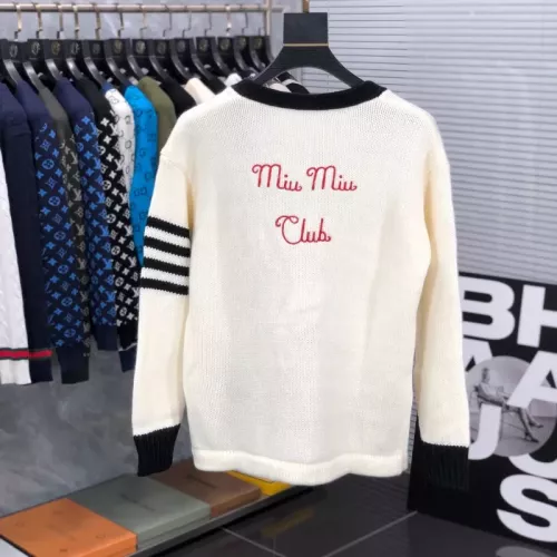 Replica MIU MIU Sweaters Long Sleeved For Unisex #1361537 $72.00 USD for Wholesale