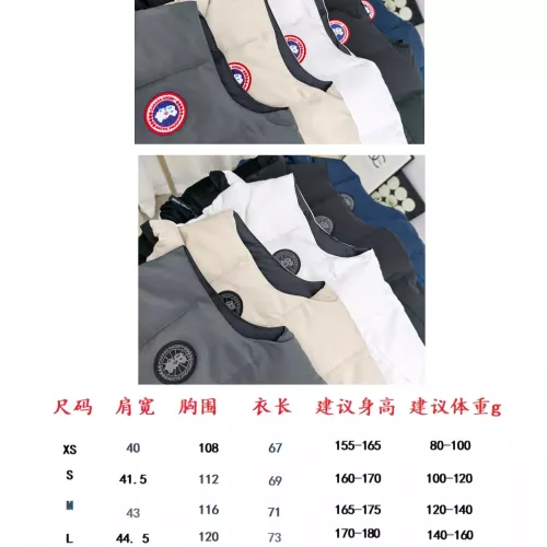 Replica Canada Goose Down Feather Coat Sleeveless For Unisex #1361557 $92.00 USD for Wholesale