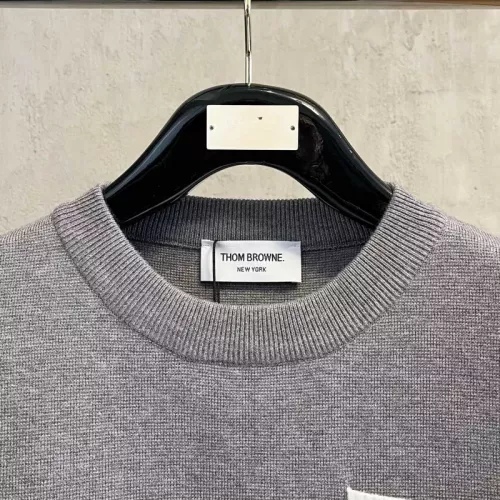 Replica Thom Browne TB Sweaters Long Sleeved For Men #1361567 $88.00 USD for Wholesale