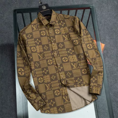 Louis Vuitton LV Shirts Long Sleeved For Men #1361588