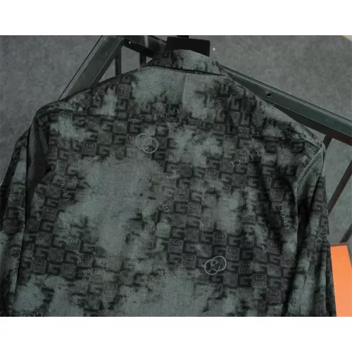 Replica Gucci Shirts Long Sleeved For Men #1361591 $48.00 USD for Wholesale