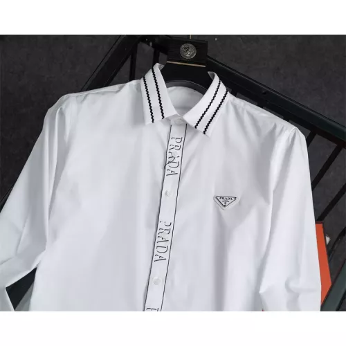 Replica Prada Shirts Long Sleeved For Men #1361592 $48.00 USD for Wholesale