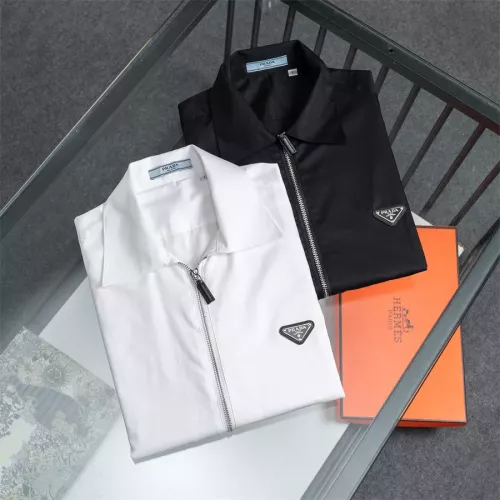 Replica Prada Shirts Long Sleeved For Men #1361607 $48.00 USD for Wholesale