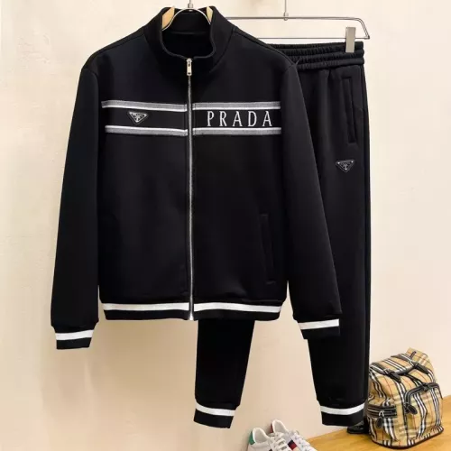 Prada Tracksuits Long Sleeved For Men #1361658 $112.00 USD, Wholesale Replica Prada Tracksuits