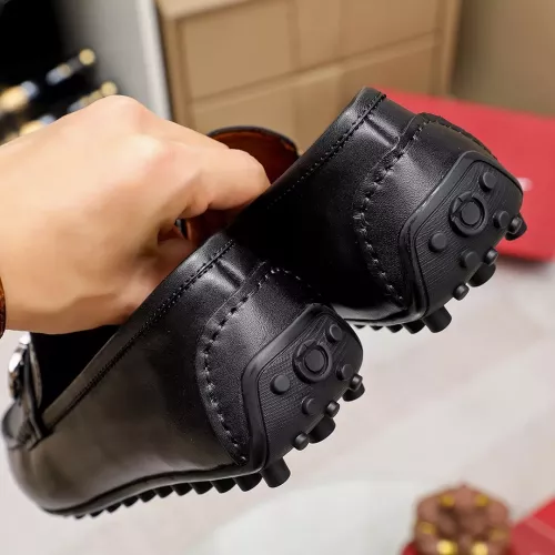 Replica Salvatore Ferragamo Leather Shoes For Men #1361678 $72.00 USD for Wholesale