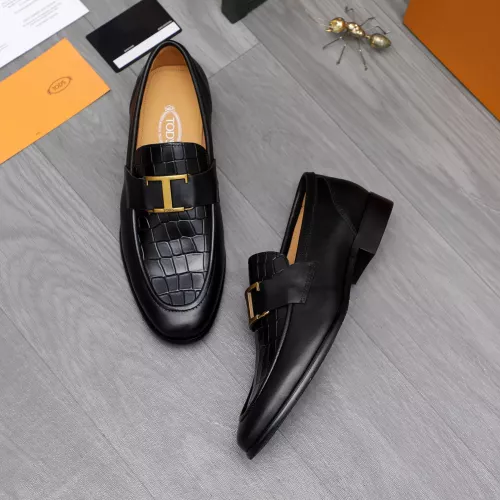 Replica TOD'S Oxfords Shoes For Men #1361738 $88.00 USD for Wholesale