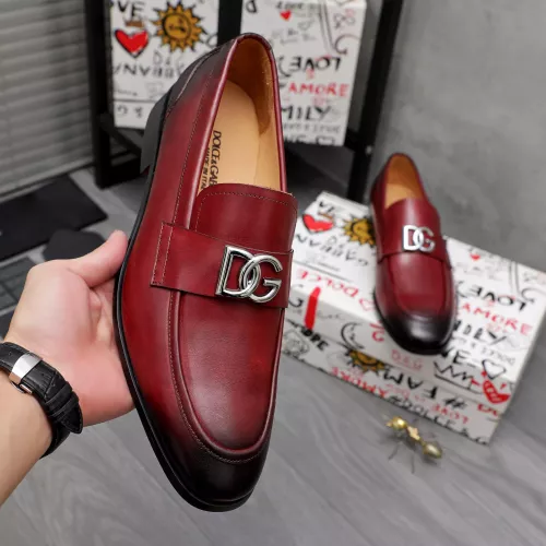 Replica Dolce & Gabbana D&G Leather Shoes For Men #1361739 $96.00 USD for Wholesale