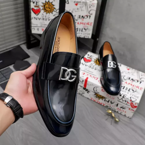 Replica Dolce & Gabbana D&G Leather Shoes For Men #1361742 $96.00 USD for Wholesale