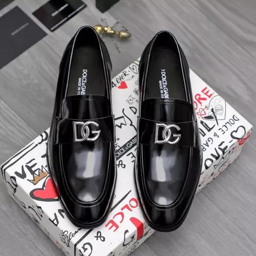 Replica Dolce & Gabbana D&G Leather Shoes For Men #1361743 $96.00 USD for Wholesale