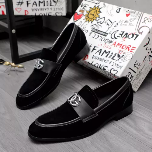 Dolce &amp; Gabbana D&amp;G Leather Shoes For Men #1361744 $96.00 USD, Wholesale Replica Dolce &amp; Gabbana D&amp;G Leather Shoes
