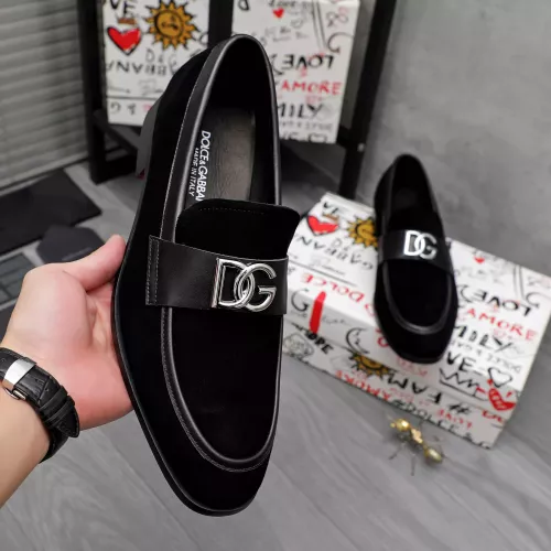 Replica Dolce & Gabbana D&G Leather Shoes For Men #1361744 $96.00 USD for Wholesale