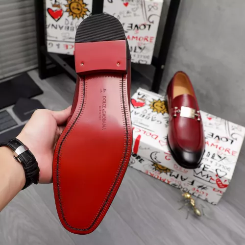 Replica Dolce & Gabbana D&G Leather Shoes For Men #1361745 $96.00 USD for Wholesale