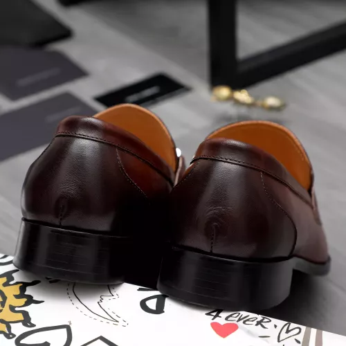 Replica Dolce & Gabbana D&G Leather Shoes For Men #1361746 $96.00 USD for Wholesale