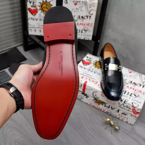 Replica Dolce & Gabbana D&G Leather Shoes For Men #1361748 $96.00 USD for Wholesale
