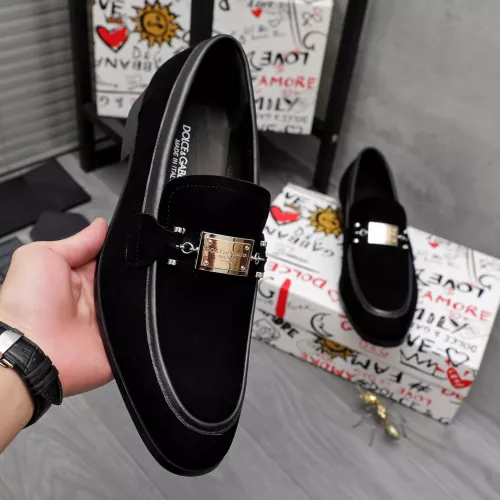 Replica Dolce & Gabbana D&G Leather Shoes For Men #1361750 $96.00 USD for Wholesale