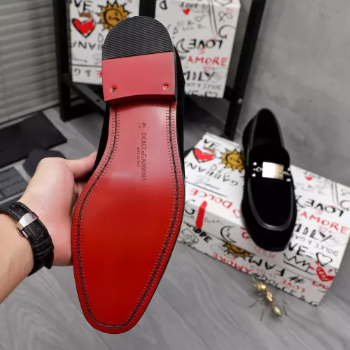 Replica Dolce & Gabbana D&G Leather Shoes For Men #1361750 $96.00 USD for Wholesale