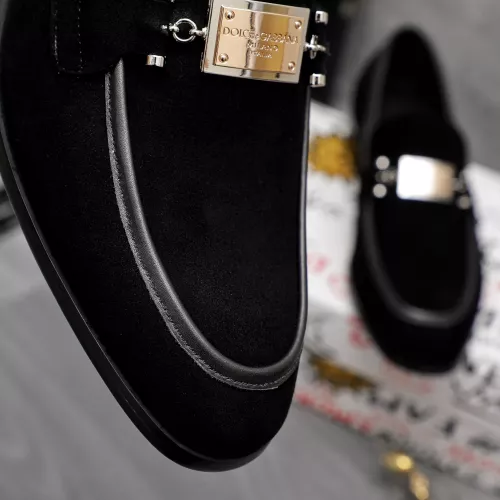 Replica Dolce & Gabbana D&G Leather Shoes For Men #1361750 $96.00 USD for Wholesale