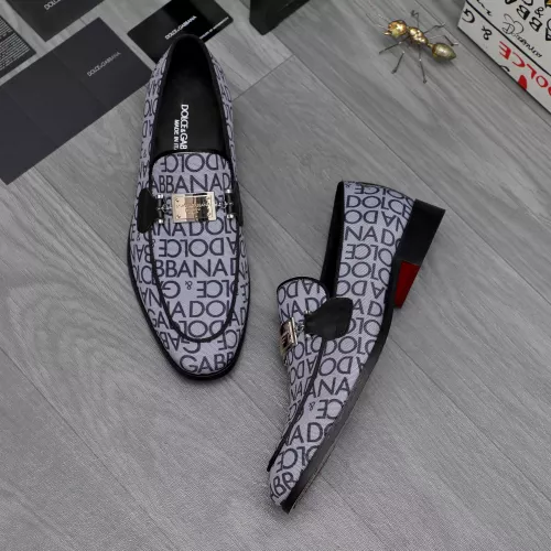 Replica Dolce & Gabbana D&G Leather Shoes For Men #1361751 $96.00 USD for Wholesale