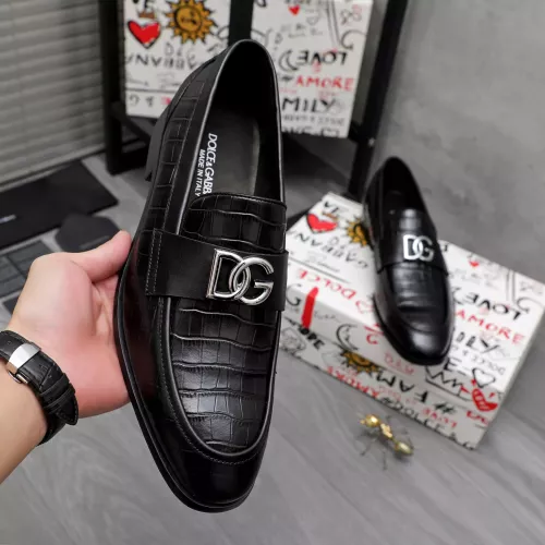Replica Dolce & Gabbana D&G Leather Shoes For Men #1361753 $96.00 USD for Wholesale