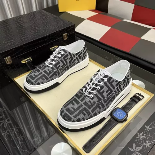Replica Fendi Casual Shoes For Men #1361754 $80.00 USD for Wholesale