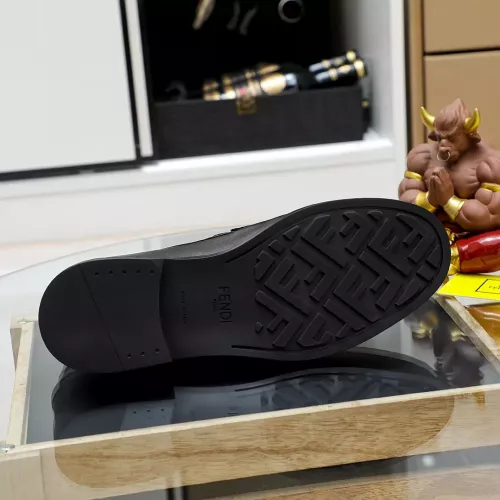 Replica Fendi Leather Shoes For Men #1361890 $85.00 USD for Wholesale