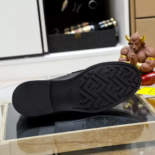 Replica Fendi Leather Shoes For Men #1361891 $85.00 USD for Wholesale
