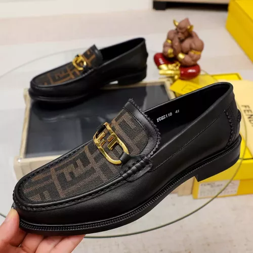 Fendi Leather Shoes For Men #1361897 $85.00 USD, Wholesale Replica Fendi Leather Shoes