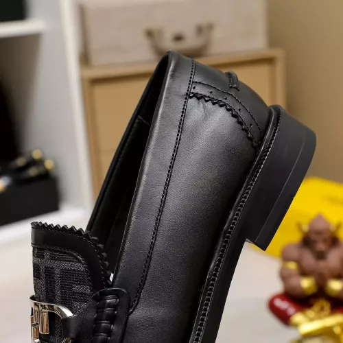 Replica Fendi Leather Shoes For Men #1361898 $85.00 USD for Wholesale