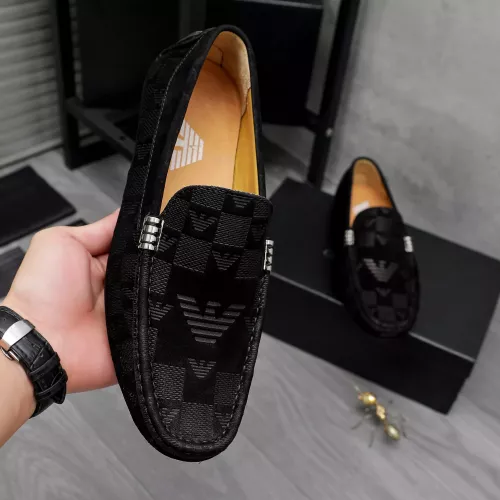 Replica Armani Leather Shoes For Men #1362014 $76.00 USD for Wholesale