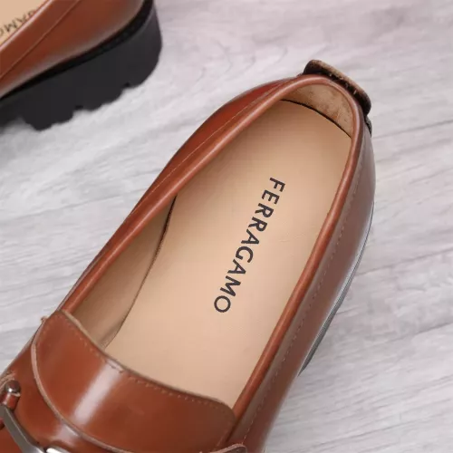 Replica Salvatore Ferragamo Leather Shoes For Men #1362015 $96.00 USD for Wholesale