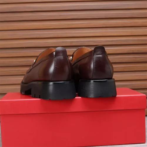 Replica Salvatore Ferragamo Leather Shoes For Men #1362016 $96.00 USD for Wholesale