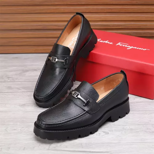 Salvatore Ferragamo Leather Shoes For Men #1362017 $96.00 USD, Wholesale Replica Salvatore Ferragamo Leather Shoes