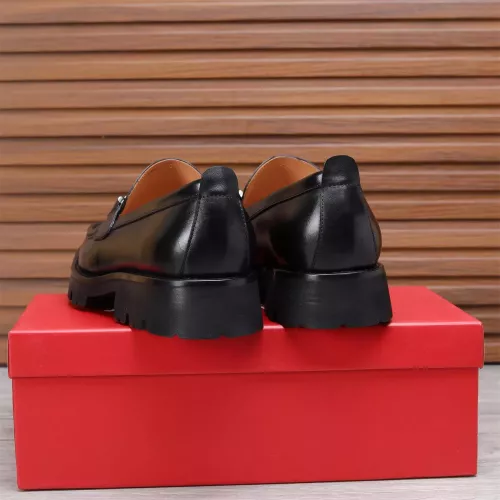 Replica Salvatore Ferragamo Leather Shoes For Men #1362018 $96.00 USD for Wholesale