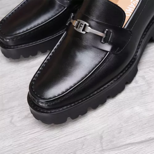Replica Salvatore Ferragamo Leather Shoes For Men #1362018 $96.00 USD for Wholesale