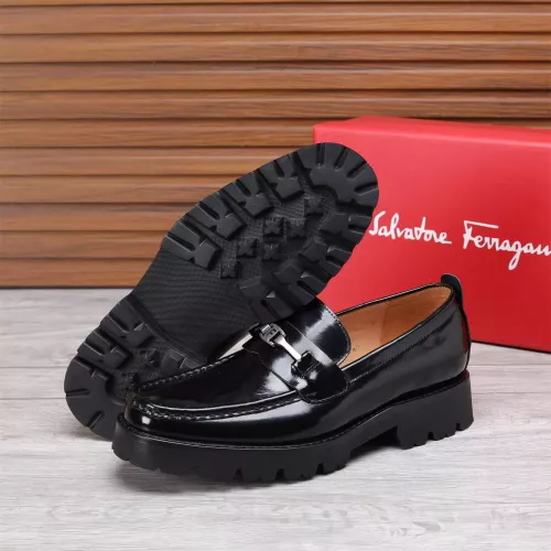 Replica Salvatore Ferragamo Leather Shoes For Men #1362019 $96.00 USD for Wholesale