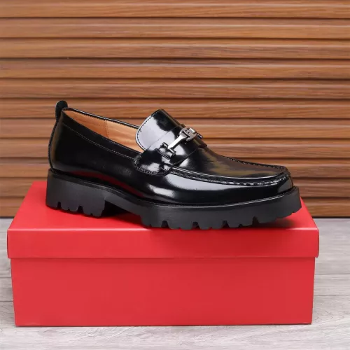 Replica Salvatore Ferragamo Leather Shoes For Men #1362019 $96.00 USD for Wholesale