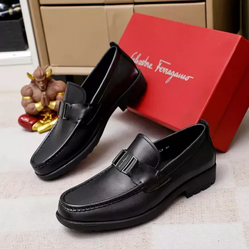 Salvatore Ferragamo Leather Shoes For Men #1362020 $85.00 USD, Wholesale Replica Salvatore Ferragamo Leather Shoes
